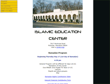 Tablet Screenshot of islamiceducationcenter.org